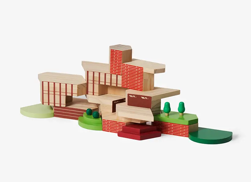 Blockitecture Usonian Toy Building Block Series for Areaware by James Paulius