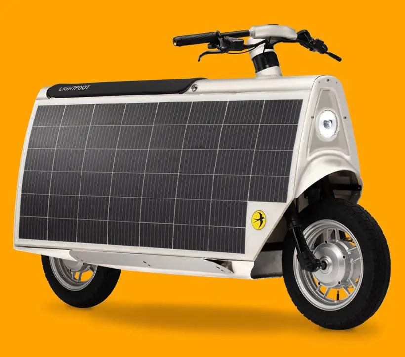 Lightfoot Solar-Powered Cargo Scooter by Otherlab