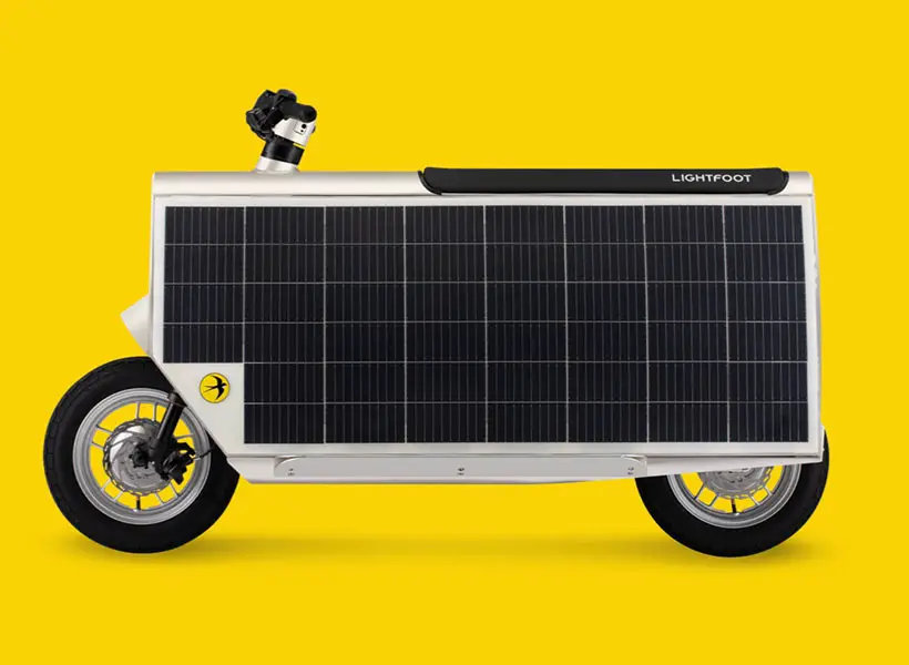 Lightfoot Solar-Powered Cargo Scooter by Otherlab