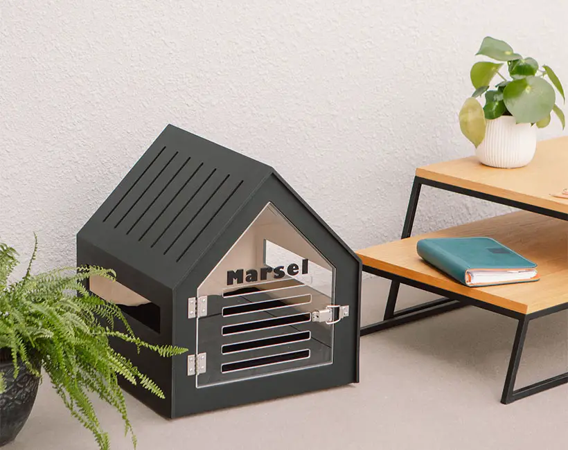 PetSo Dog House with Acrylic Door