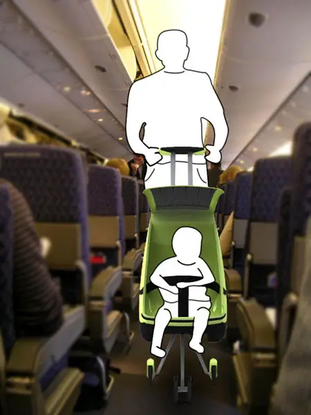 stroller on plane