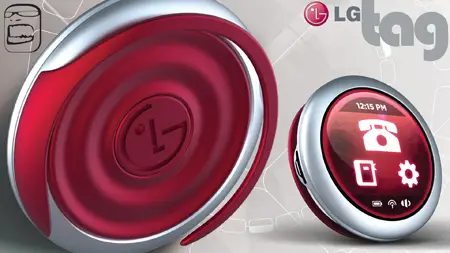 Earpiece LG Tag Phone Gives A New Meaning To Mobile Phone Simplicity,  Functionality And Beauty - Tuvie Design