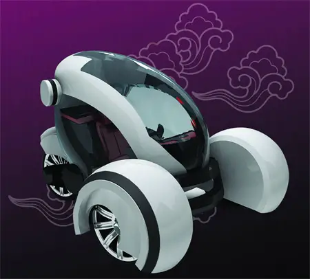 Airwaves, Futuristic City Car Concept