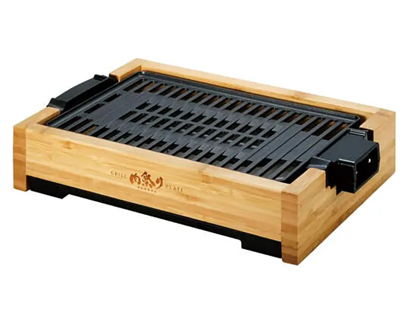 Apix Bamboo Tabletop Meat Grill