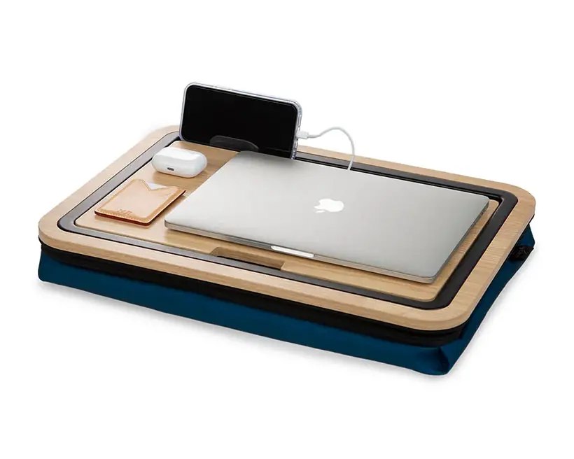 Arlo Skye Lap Desk 19-inch: Elegant Portable Workspace with Storage ...