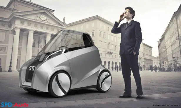 Audi Capsule : Design Study Single Seater Concept Car In Collaboration with Audi
