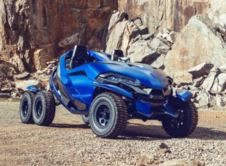 Azaris Six Wheeled Off-Road Advanced Vehicle to Move Across Extreme Terrain Smoothly