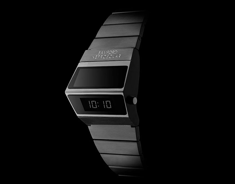 Bamford Neprosolar Watch Brings Back 70s Retro-Futuristic Digital Watch ...