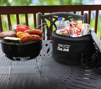 Portable BBQ Croc Cool Grill Holds Your Food As Well As The Grill
