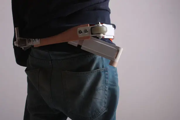 Belt Scooter : Collapsible Wearable Scooter by Adam Torok - Tuvie