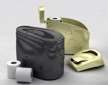 “Bin It” : Waste Basket and Toilet Paper Roll Storage