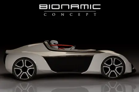 Bionamic Single Seater Car Concept Features Two Joysticks Instead of Steering Wheel