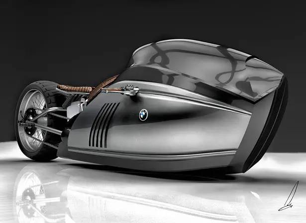 Alpha Motorcycle Concept Design Study for BMW - Tuvie