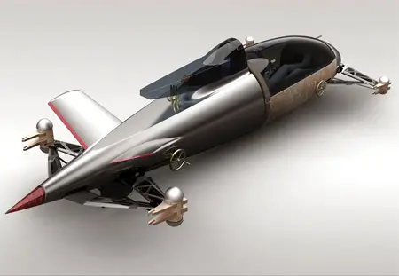 Environmentaly Friendly BMW Hydrogen Salt Flat Racer Concept