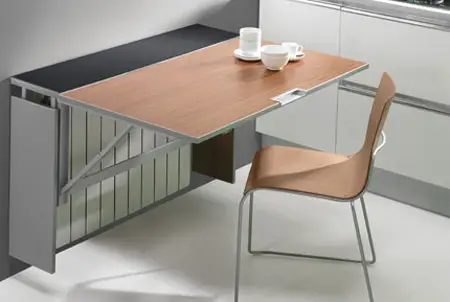Откидной стол для кухни фото Вопрос — ответ всё о мебели и дизайне