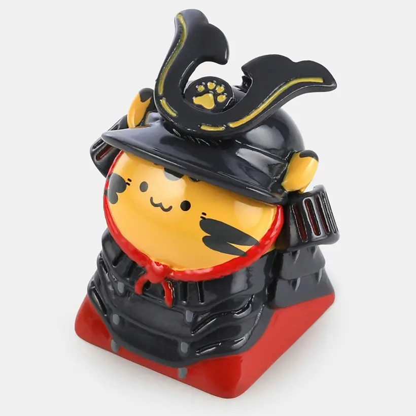 Cute Capx Studio Samurai Frank Artisan Keycap To Complement Your Red 