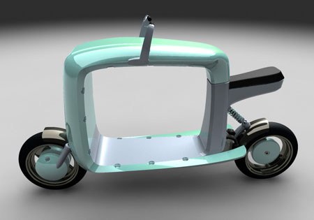 Cargo Scooter Concept by Elliot Ortiz