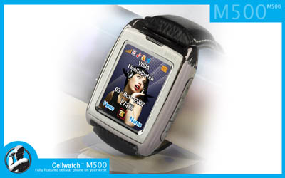 CellWatch M500 – A Watch and A Cell Phone