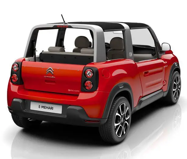 Citroen e-Mehari : 4-Seater Cabriolet with Modern and Stylish Design