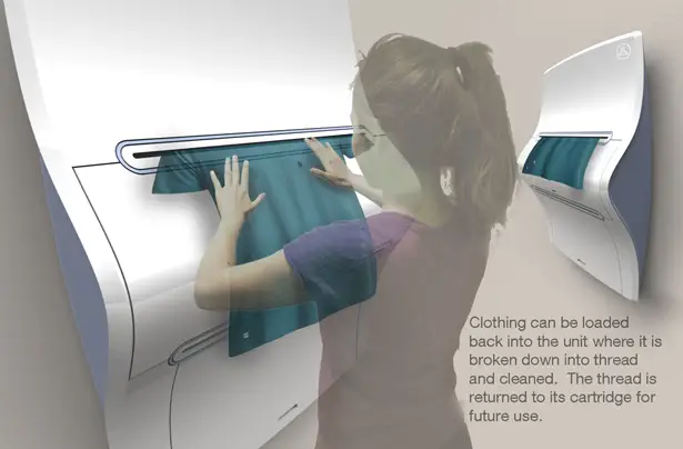 Clothing Printer Concept for 2050 Allows You to Produce Your Own Clothes  from Home - Tuvie Design