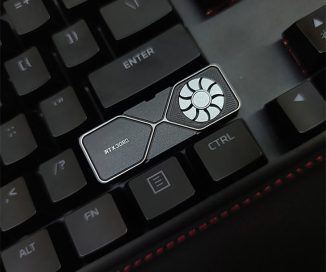 Cool RTX3080 Inspired Keycap For Right Shift Key Comes with a Realistic Look