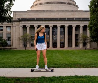 Corsair Folding Electric Longboard for College Students