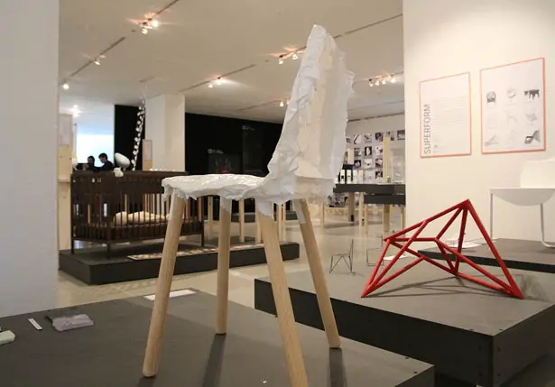 Crumpled Chair – A Chair with Unexpected Form Resulting From A Manufacturing Process Based on Natural Phenomena