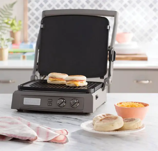 Cuisinart GR-150 Reversible Grill (Pan and Griddle) Allows Up to Six Ways  to Cook Your Meal - Tuvie Design