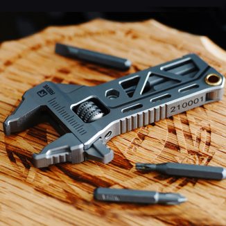 EDC Titanium Wrench Multitool for Repairmen or Outdoor Survival Tool Backup