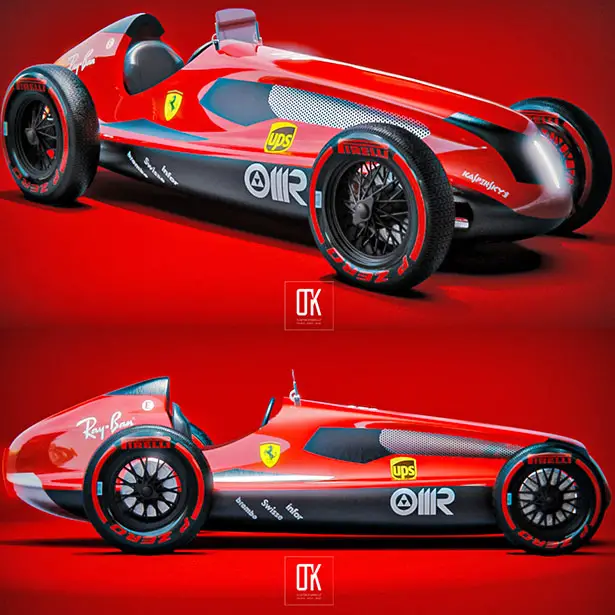 Electrical Retro Race Car Concept Was Inspired by Retro Race Car of The ...