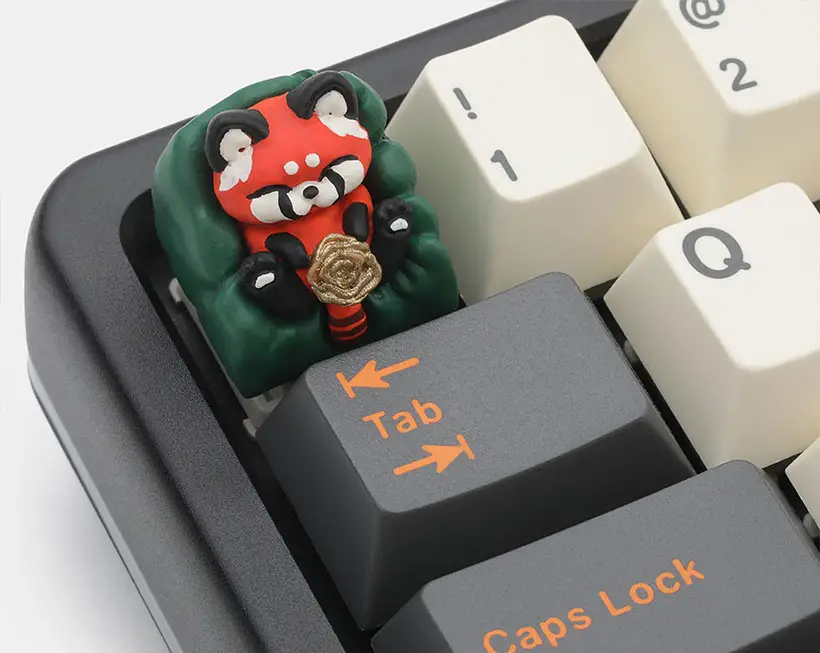 red panda keycaps