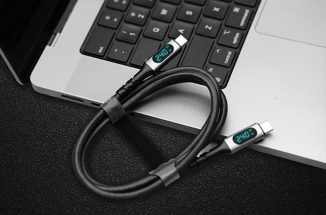 ERKAPO 240W Fast Charging/Data Transfer Cable with Dual LED Display