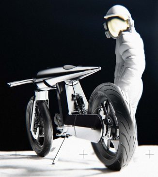 Futuristic Eve Odyssey Motorcycle Comes with Space-Grade Aluminum Frame