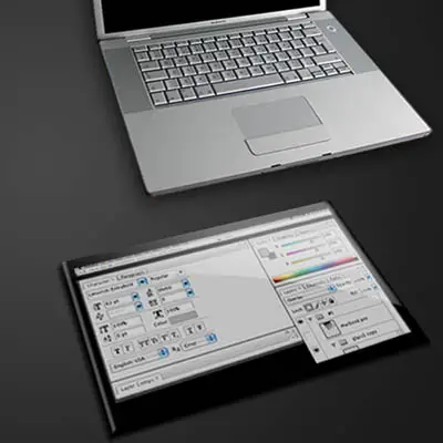 External Touch Screen, No More Keyboard