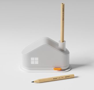Firewood Pencil Sharpener Features Playful and Interactive Design
