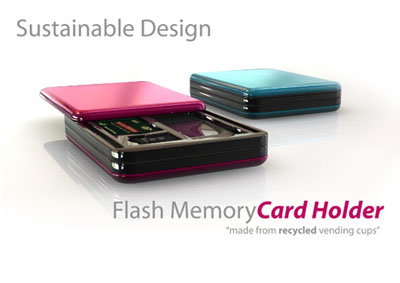 Stylish Flash Memory Card Holder