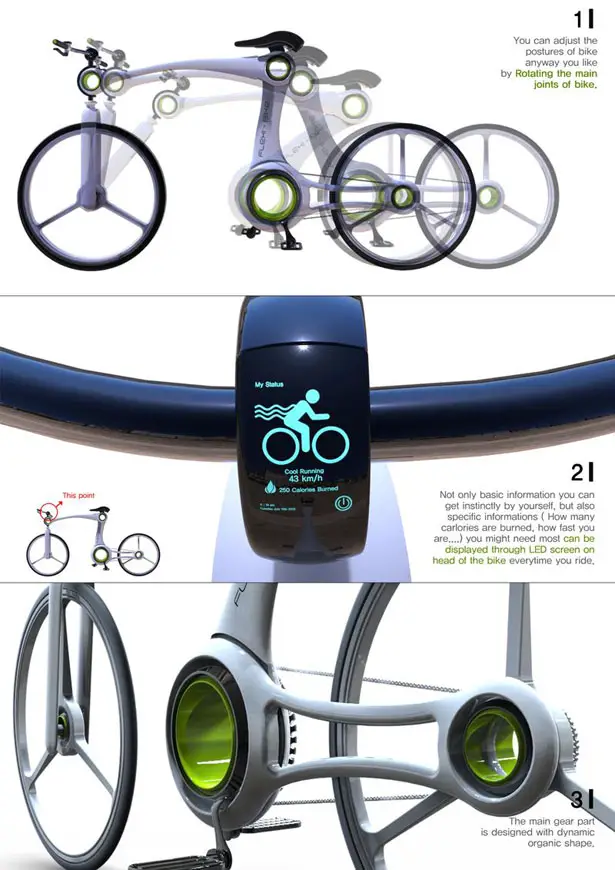 Flexi-Bike With Rotating Frame Allows You to Change Your Riding Posture