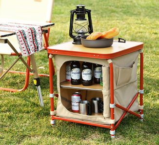 Folding Portable Camping Storage Cabinet to Organize Your Camping Essentials
