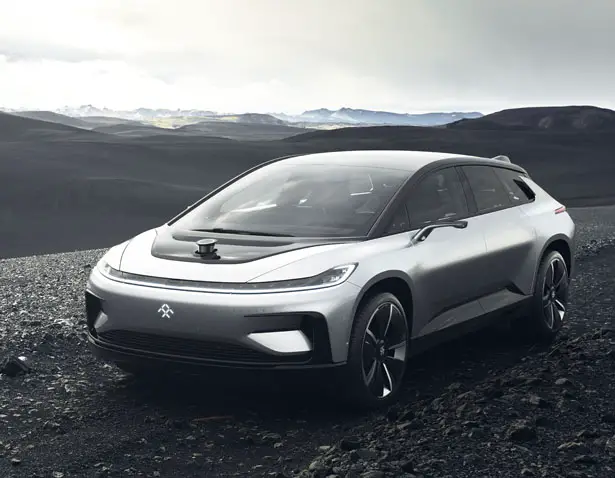 Unlock Your Car without Key: Future Faraday FF 91 Futuristic Concept Car Features Advanced Facial Recognition Technology