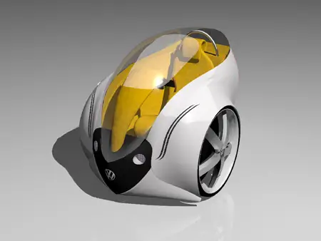 Personal Electric Vehicle Concept for 2020 by Sergio Luna