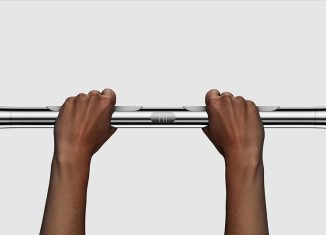 Grip Smart Pull-Up Bar Concept That Measures Body Fat and Muscle Mass