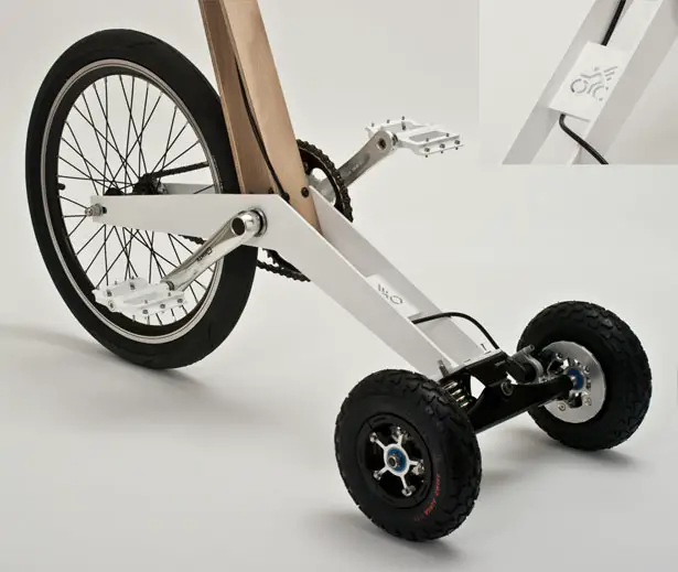 Minimalist Halfbike Offers Upright Riding Position for Better Visibility and Excellent Control