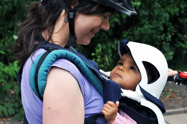 Use IGI Baby Protector When Ridin a Bike with Your Baby