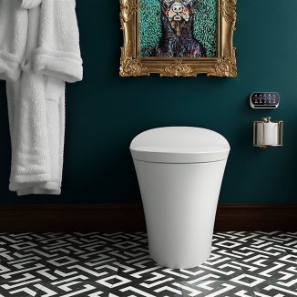 Kohler Veil Smart Toilet – Enjoy Auto Open Lid, Heated Seat, Warm-Water Cleansing, and Automatic Flushing