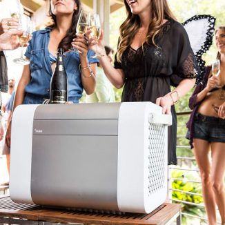Kube Bluetooth Speaker with Cooler Storage for Your Summer/Pool Party