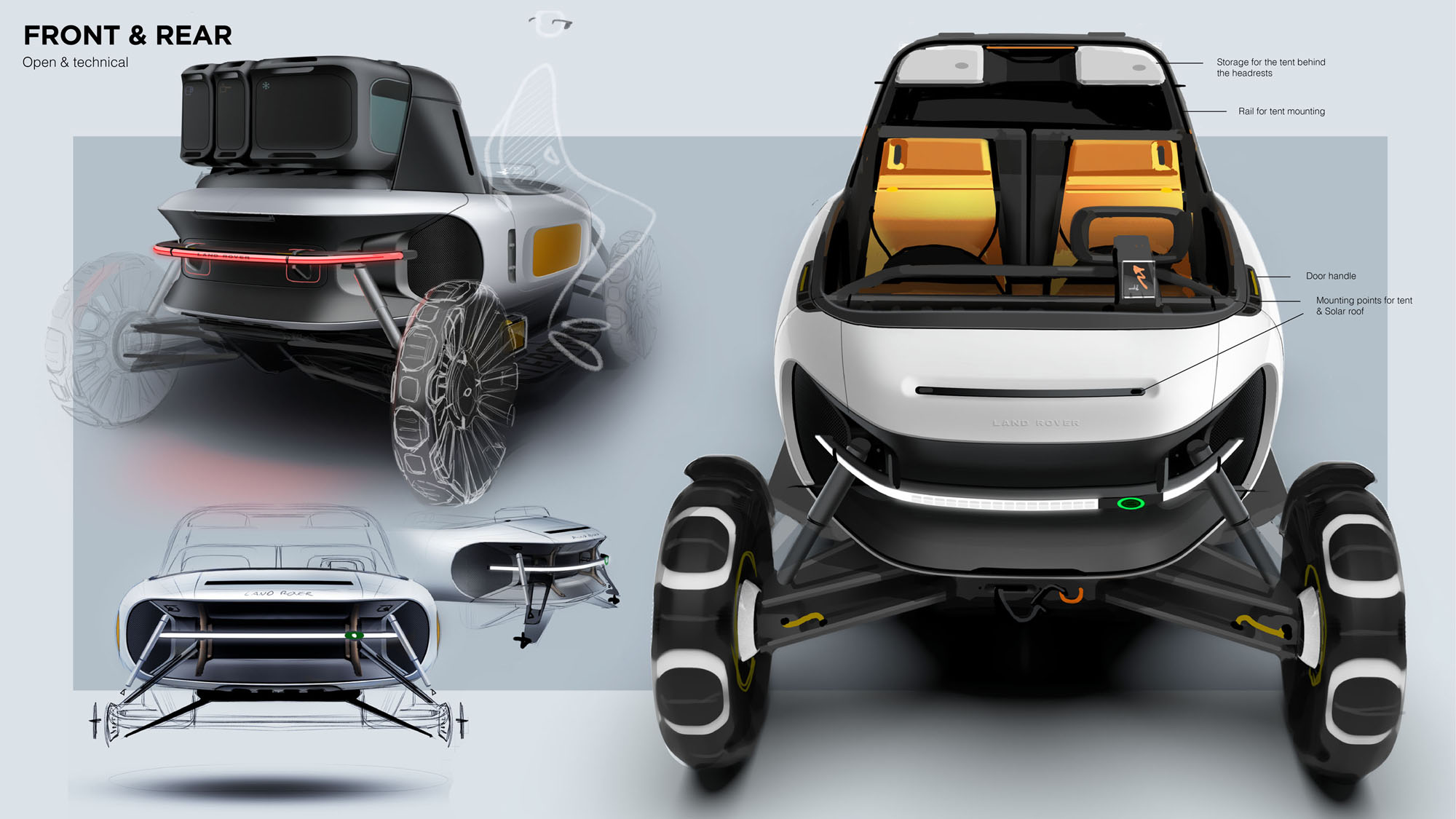 Land Rover Backpacker Concept Traveling Vehicle by Edwin Senger Tuvie