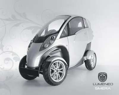 Lumeneo Smera Car Concept : Combination of Car and Motorcycle
