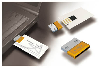 Business Card and Memory Storage : M++ Card