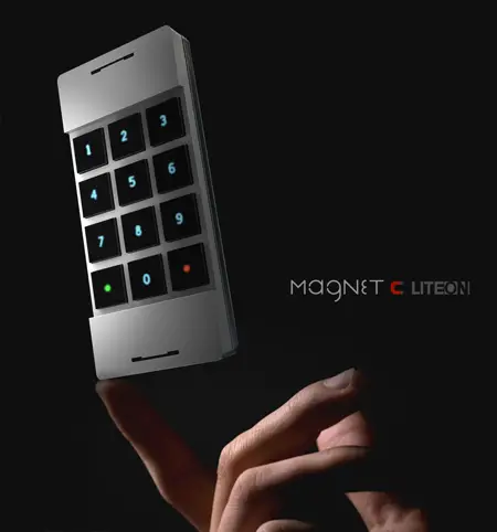 Magnet Smart Mobile Phone Concept with A Large Solar Cell Panel