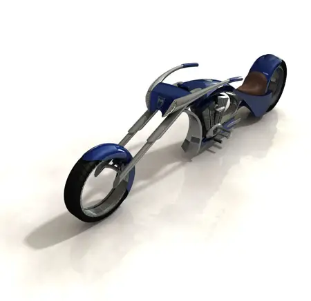 Mantis Motorcycle Concept with Chopper Style